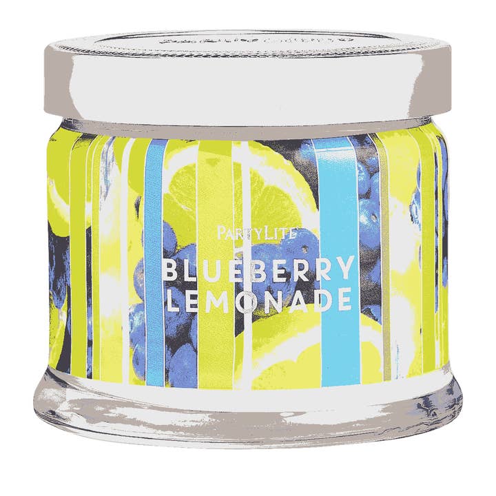 Blueberry Lemonade 3-Wick Jar Candle for wholesale by Glow Collection