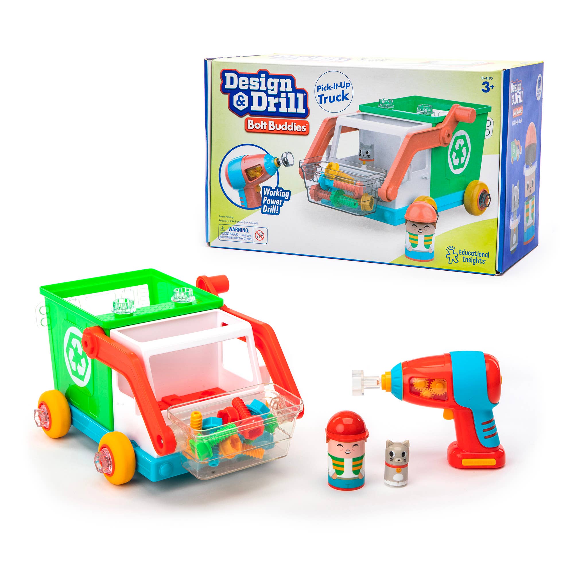 Learning Resources - Wholesale Toy Set - Kids - Design & Drill® Bolt Buddies™ Pick-It-Up Truck3