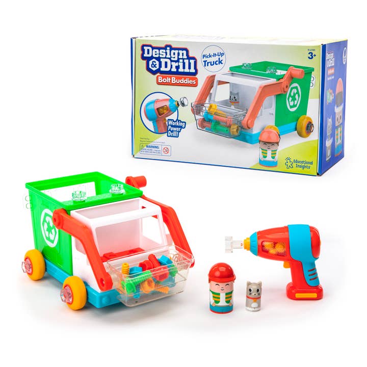 Learning Resources - Wholesale Toy Set - Kids - Design & Drill® Bolt Buddies™ Pick-It-Up Truck3
