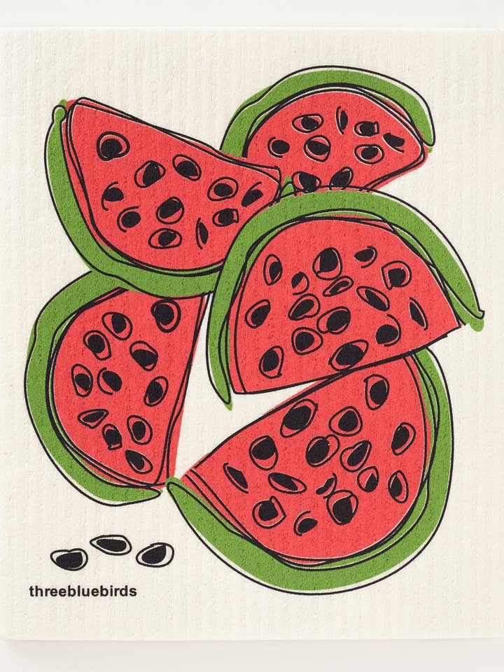 Anguria Svedese Strofinaccio per la vendita all'ingrosso da parte di Three Bluebirds Swedish Dishcloths