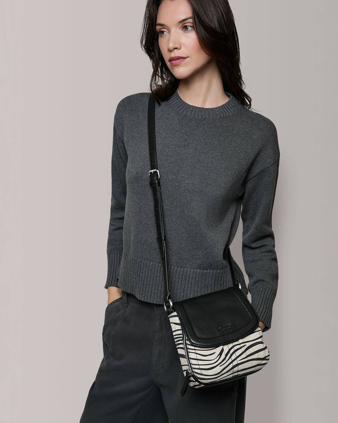 American Leather Co - Wholesale Crossbody Bag - Women's - Marino NS Crossbody22