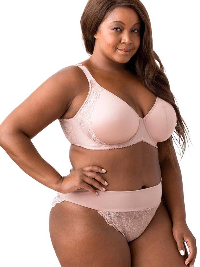 Fancy Smooth Curves BH med bygel 2911 Dusty Rose för wholesale av Elila