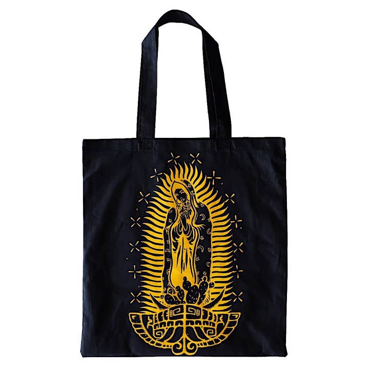 Virgencita Protection Tote for wholesale by Mi Vida