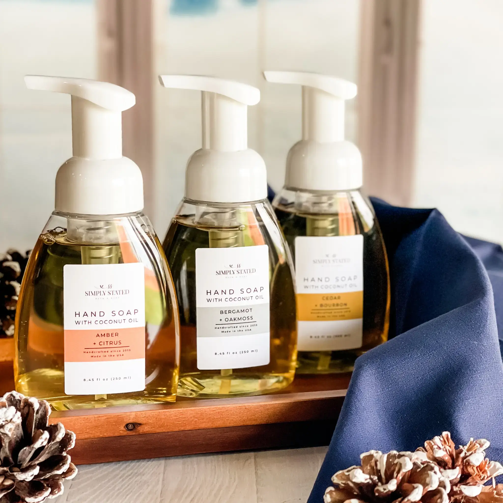 Simply Stated Bath & Body - Wholesale Hand Soap/Wash - Men’s Foaming Hand Soap - Masculine Scents4