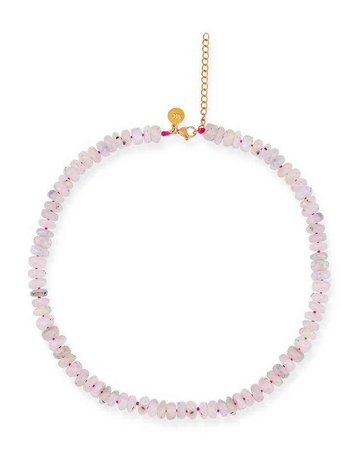 New Beginnings halsketting met kralen en maansteen voor wholesale door Magick Collective