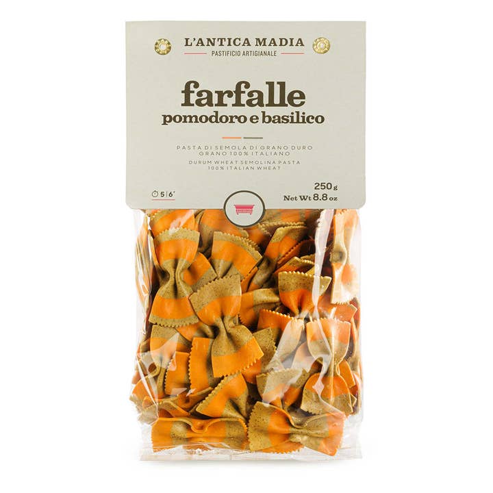 Antica Madia. Farfalle with Tomato and Basil for wholesale by meDINEterranean