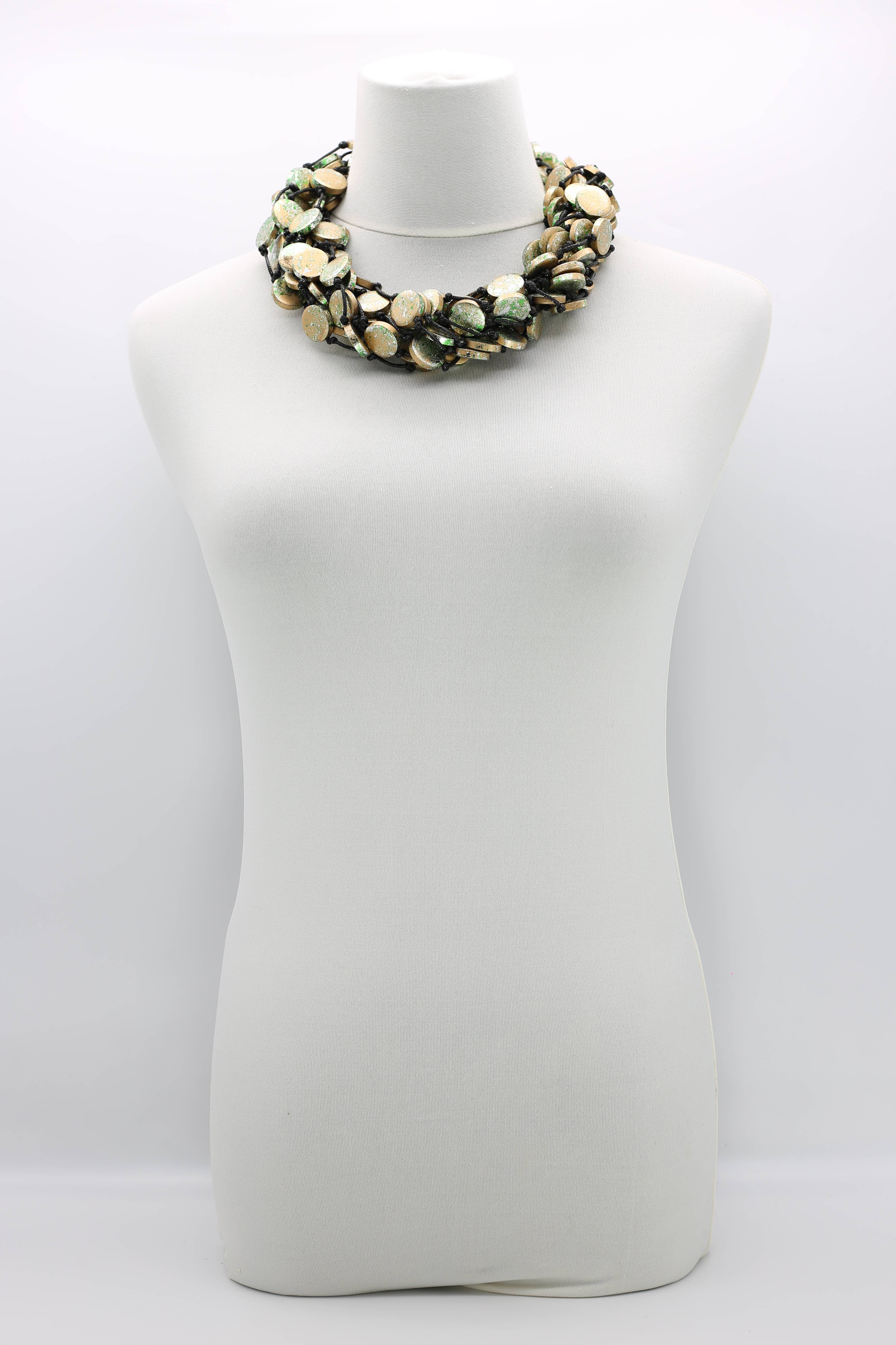 Jianhui London - Vendita all'ingrosso Collane a bavaglio - Collana con moneta - Dorata a mano - Piccola2