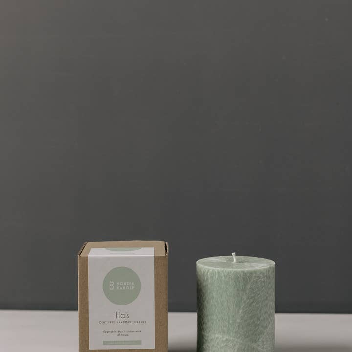 NORDIK KANDLE – Engroshandel Søjlelys – Hals rund stearinlys af naturlig plantevoks3