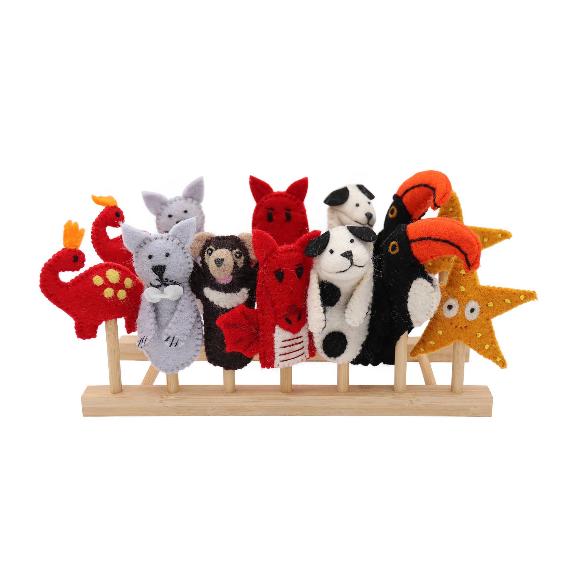 Sparkle Being - Wholesale Finger Puppet - Kids & Baby - Felt Finger Puppet Toy Set with Display - Storyteller0