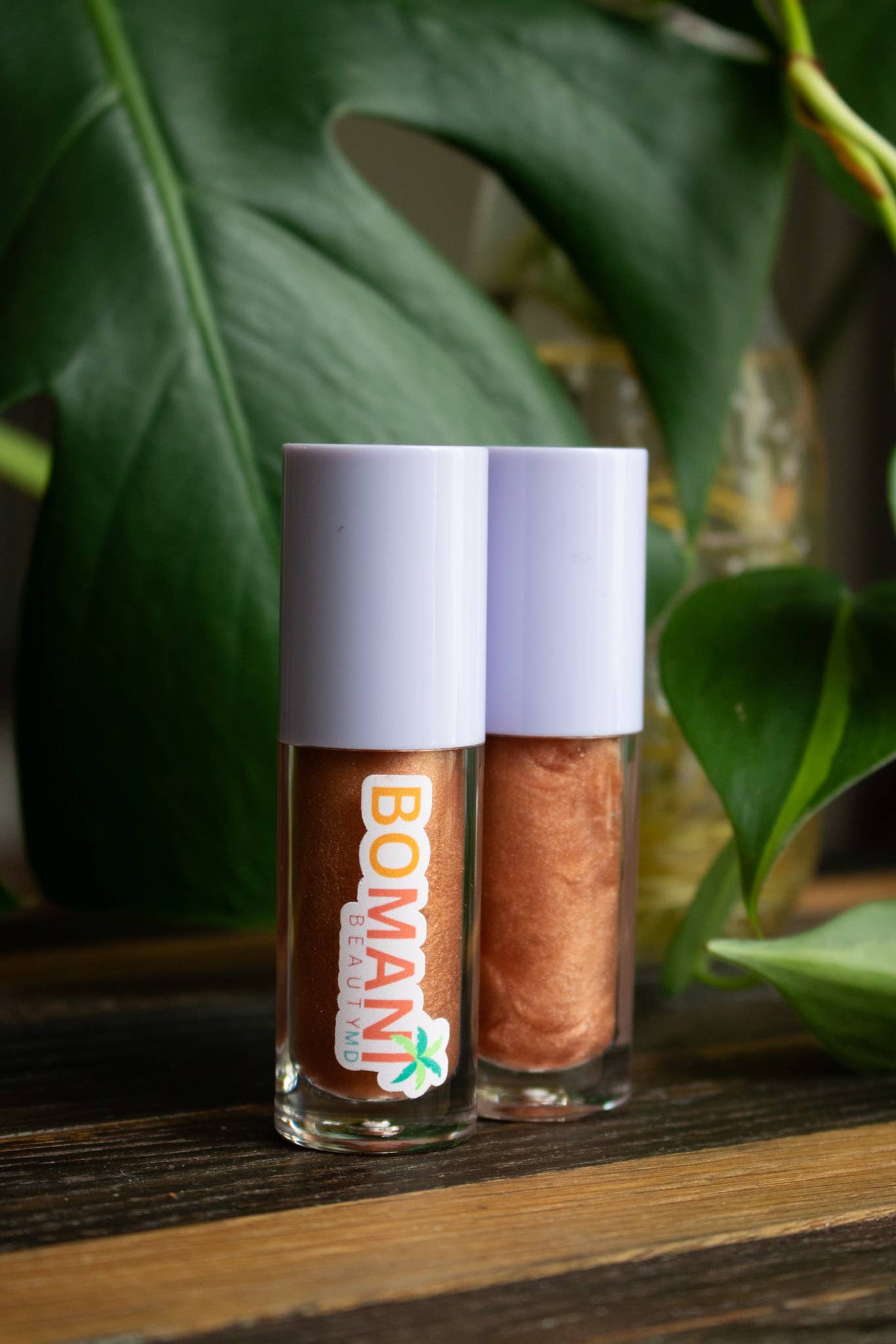 Bomani Beauty MD - Wholesale Lip Gloss - Passionfruit Lip Gloss - Rose (Cool Shimmer)0