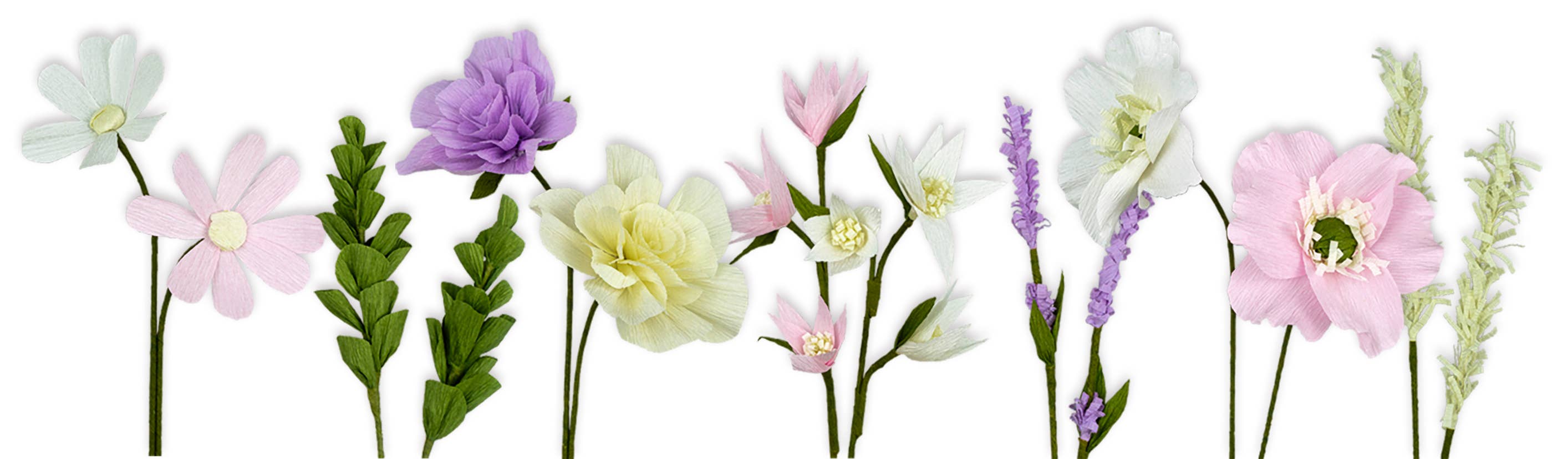 URSUS® / Buntpapierfabrik Ludwig Bähr GmbH & Co. KG - Wholesale DIY craft kit - DIY Set Crepe Paper Flowers "Purple"4