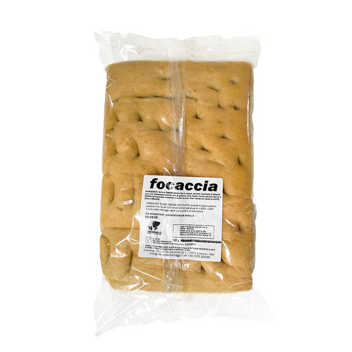 Handgemaakte focaccia met natuurlijke gist - Ambachtelijke focaccia met natuurlijke zuurdesem (2x325g) voor wholesale door OLIO DI SERRA