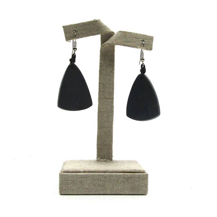 Brincos cinza quente Carolina por atacado de Katie and Company