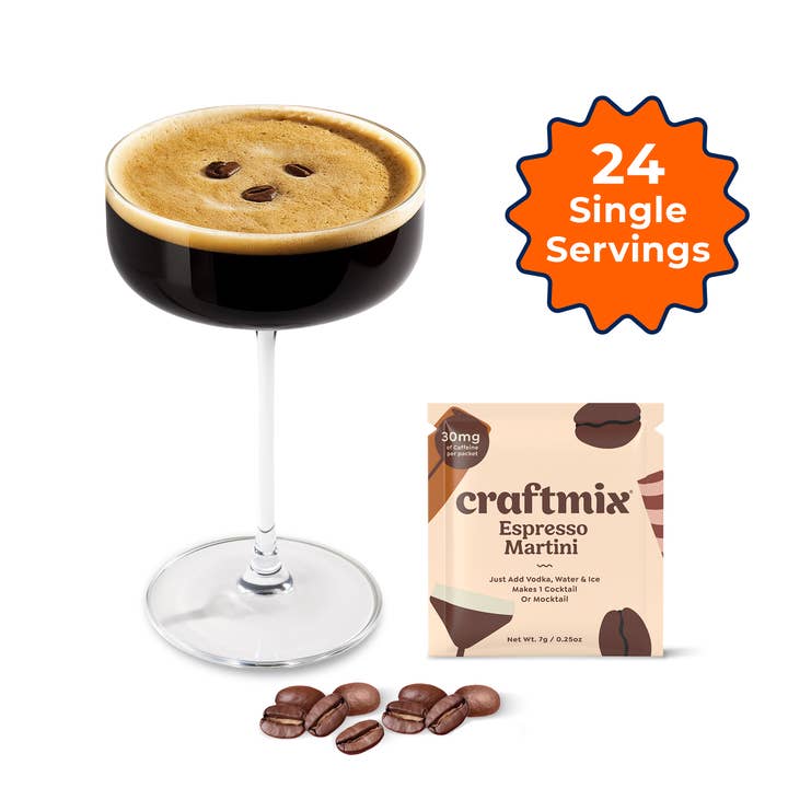 Espresso Martini Mixer - Single Packets / Caddy Refills for wholesale by Craftmix
