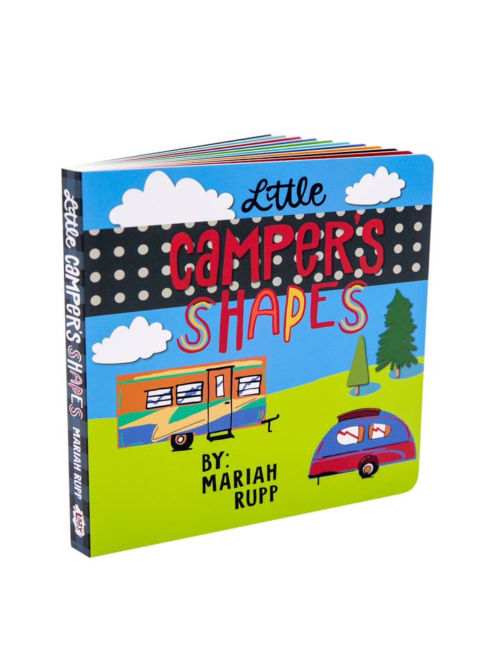 Little Camper Shapes Books for wholesale by Lazy One