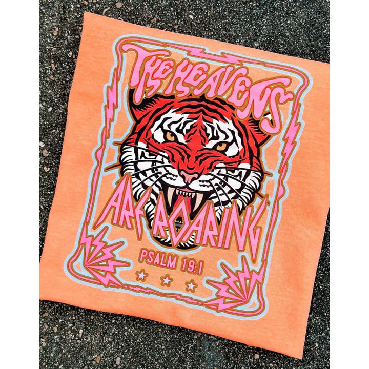 Comfort Color DTF - The Heavens are Roaring - TShirt for wholesale by Cypress Slough Outfitters