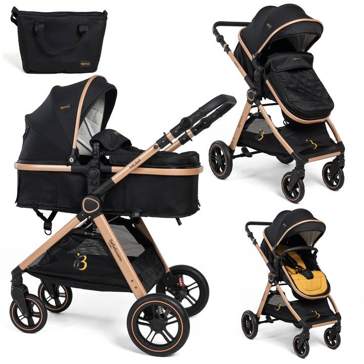 Bebelissimo - Passeggino trasformabile - combinato - convertibile - 2 in 1 - peso 0-22kg - Nicea - oro per la vendita all'ingrosso da parte di Bebelissimo J'aime