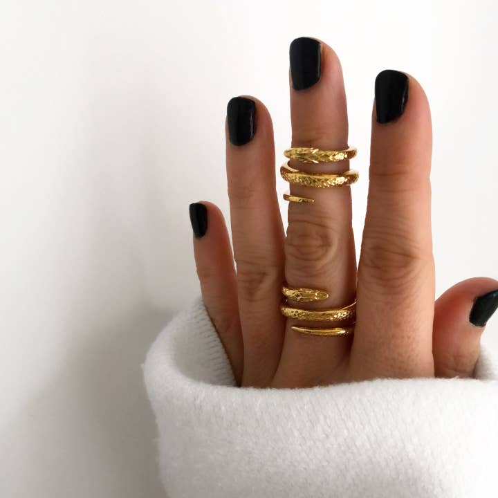 HELLES - Wholesale Midi Ring - SNAKE PHALANX RING5