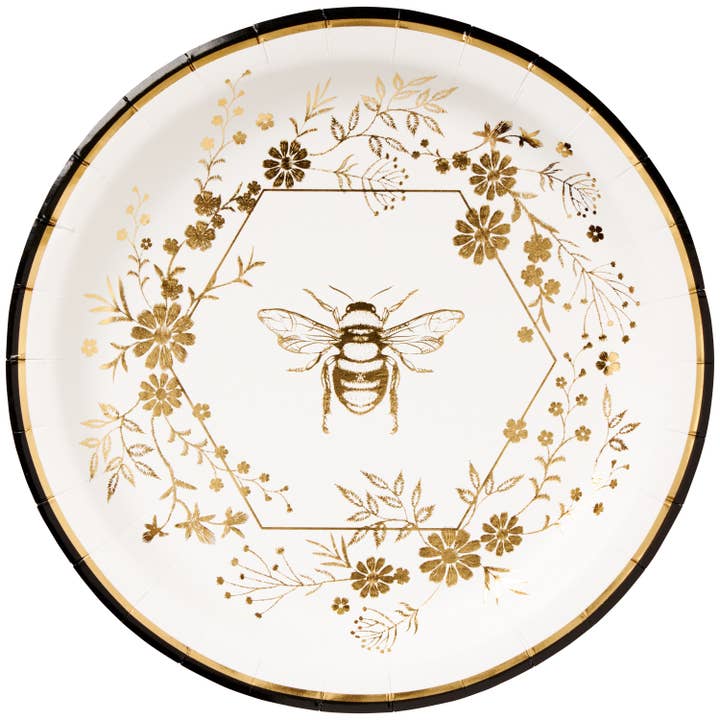 Honeycomb Hive Lunch Plate for wholesale by C.R.Gibson Signature | Baby & Kids