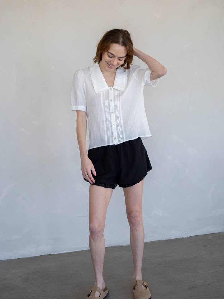 Ivory Lana Blouse for wholesale on Faire
