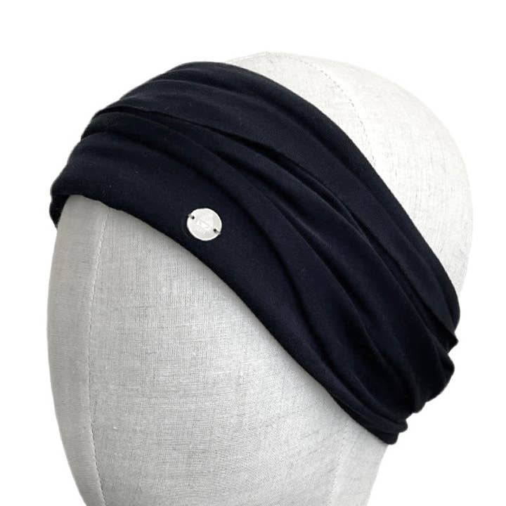 Woodstock Black | Bandeau en bambou pour la vente par Mützenmafia