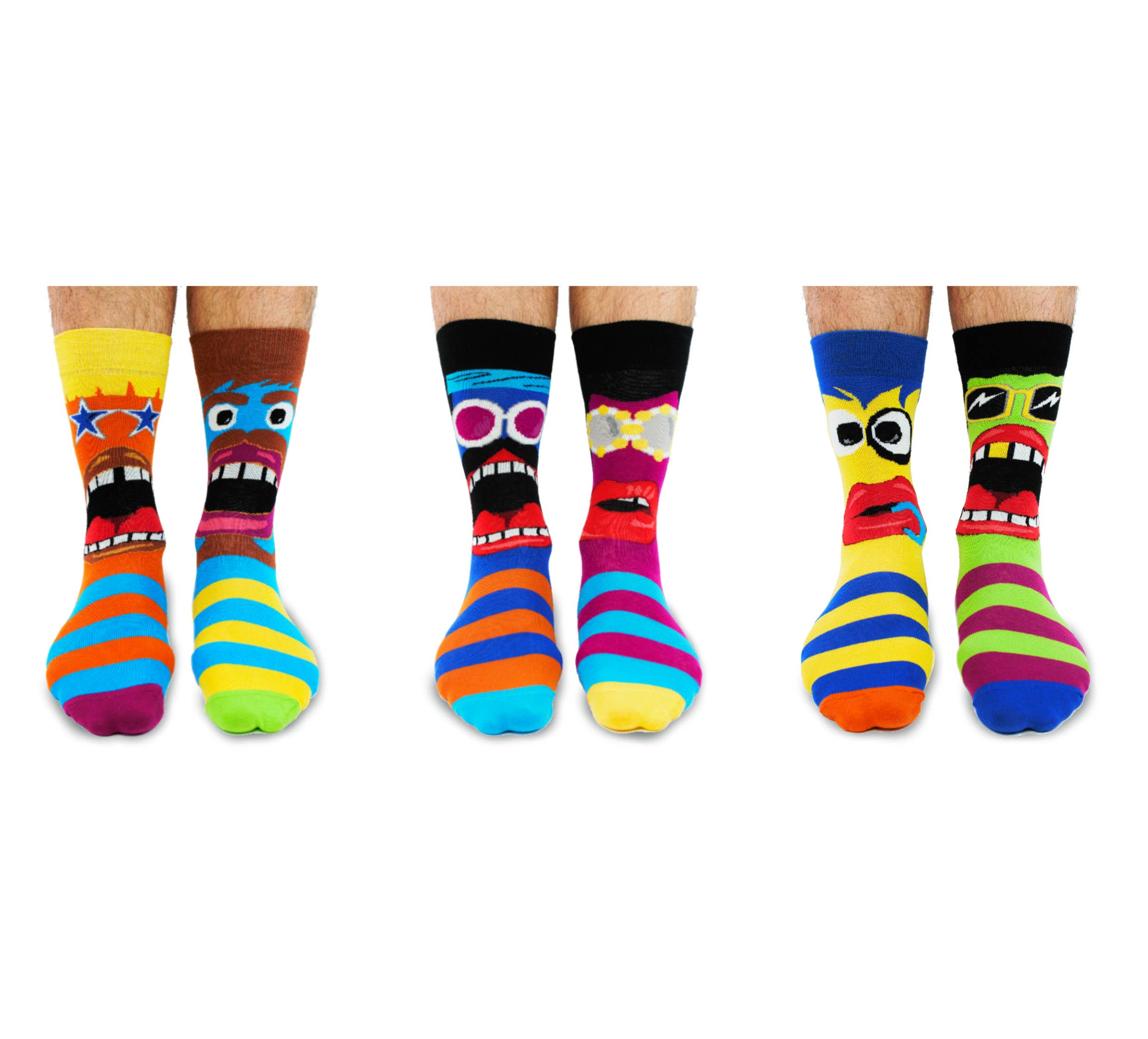 Sock Academy – Meias - Homem por atacado – TE FUNK! | Caixa Presente com 6 Meias Odd - United Oddsocks1