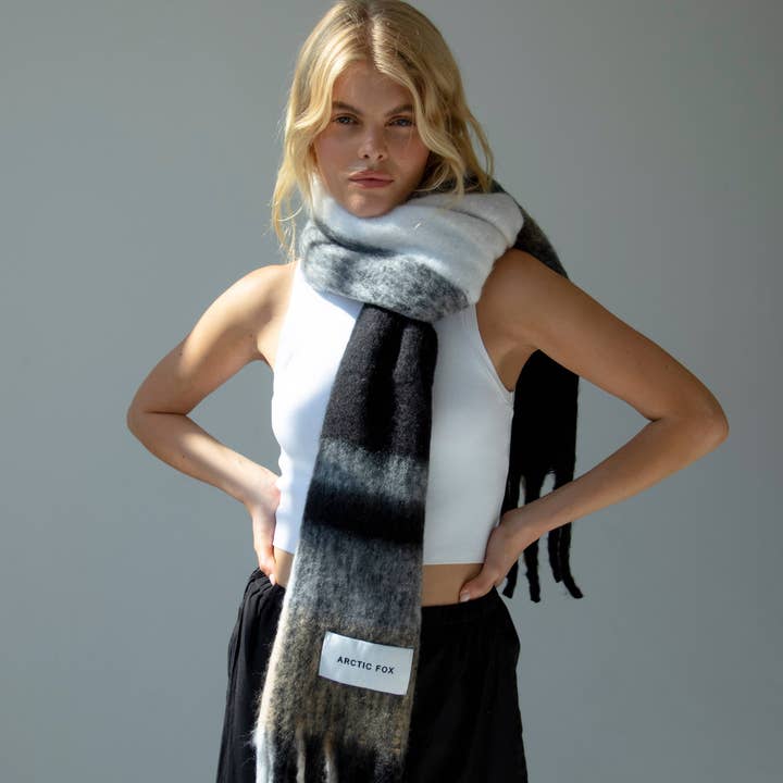 Arctic Fox & Co. - North America - Wholesale Scarf - Women's - The Stockholm Scarf - 100% Recycled - The Arctic - FW255