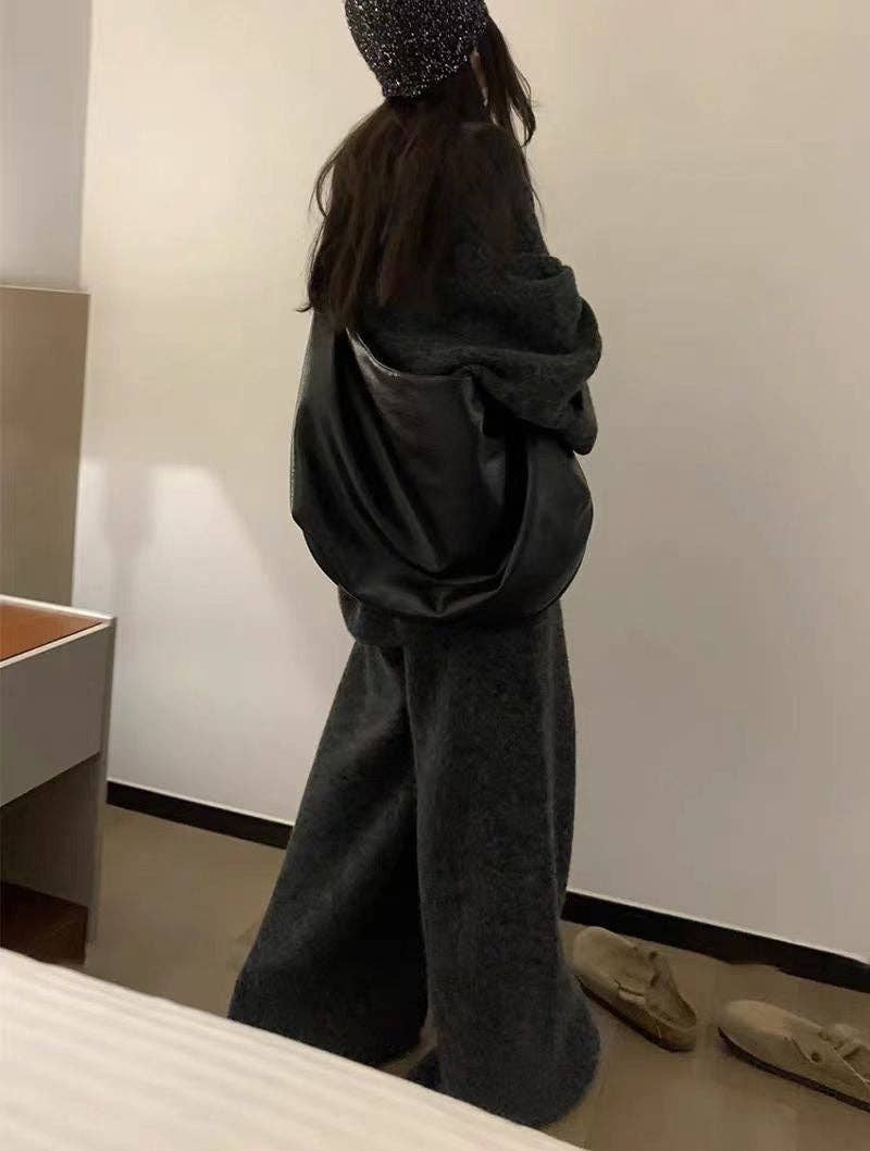 Marayn - Wholesale Lounge Set - Women's - 2025 Autumn Luxury Lounge Knit Set Chic Oversized Style14