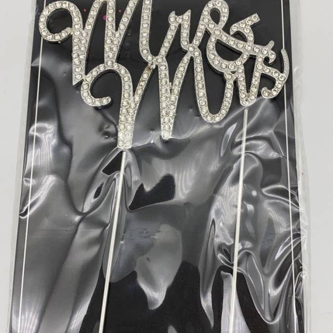 Cake Topper - Mr & Mrs for wholesale by Party Expo, LLC