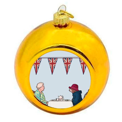 ART WOW - Wholesale Ornament - Christmas Baubles 'A Royal Tea Collection