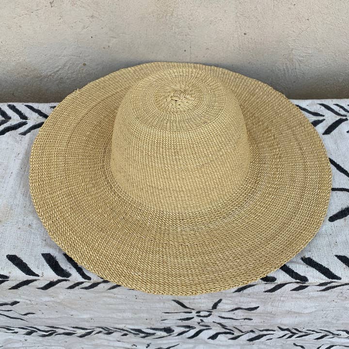 ARA BOLGA BASKETS LLC - Wholesale Straw Hat - Women's - Bolga/Ghana Hat / Handmade Hat2