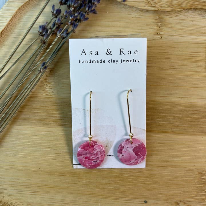 Asa&Rae - Wholesale Dangle Earrings - Circle Drop Dangle1