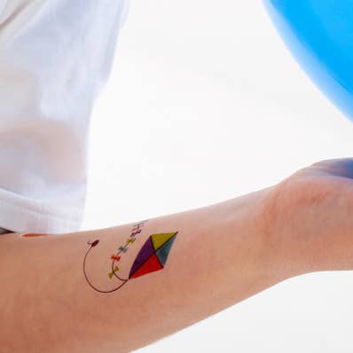 Sioou – Großhandel Temporäres Tattoo – Kinder – Buntes temporäres Drachen-Tattoo für Kinder