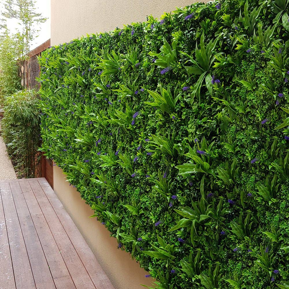 Designer Plants - Wholesale Artificial Plant - Luxury Lavender Fields Artificial Green Wall 40" x 40" 11SQFT Commercial Grade UV Resistant7