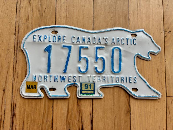 1991 Nummernschild der Nordwest-Territorien für den Großhandel von RusticPlates