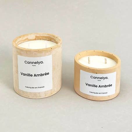 Amber Vanilla scented candle for wholesale by Cannelya Paris