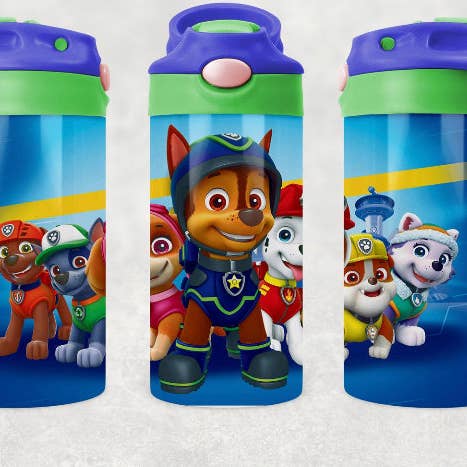 Flip top sippy cup with paw patrol for wholesale by Tumblers and More