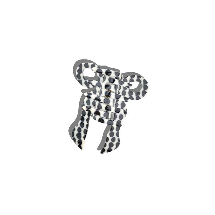 Solar Eclipse – Clips para cabelo - Mulher por atacado – Garra de Cabelo com Laço Coquette Pintado à Mão | Ecológico27