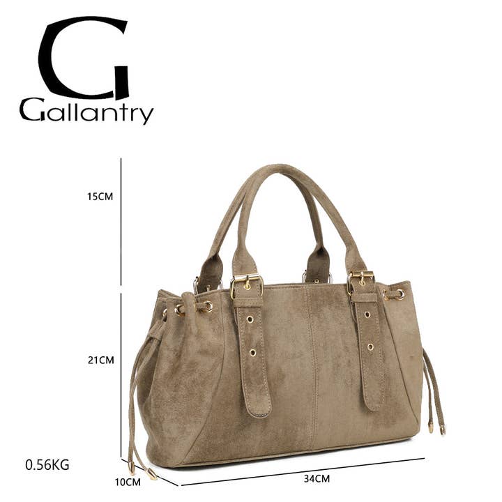 Gallantry - Wholesale Shoulder Bag - Women's - The Essential Suede18