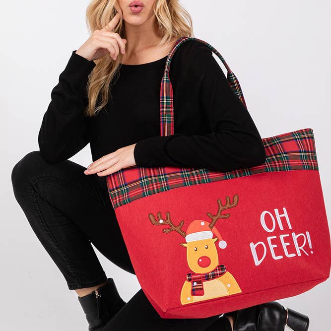 Hana – wholesale Bärkasse - Dam – OH DEER Reindeer julhelgspåse4