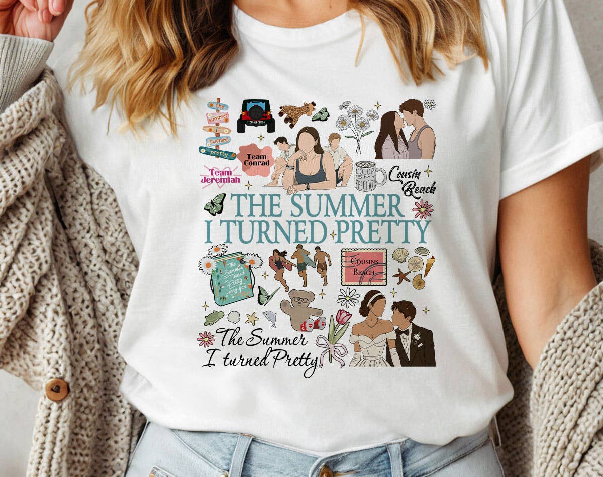 House Of Rodan - Wholesale T-Shirt (Graphic) - Women's - The Summer I Turned Pretty Collage Inspired T-Shirt2