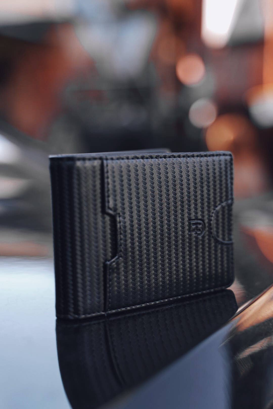 James Hawk - Vente Portefeuille – homme - Portefeuille élégant en cuir mince pour homme avec clip à billets15