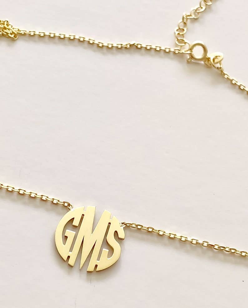 JoyPersonalized - Wholesale Halskettinghanger - Monogram halsketting5