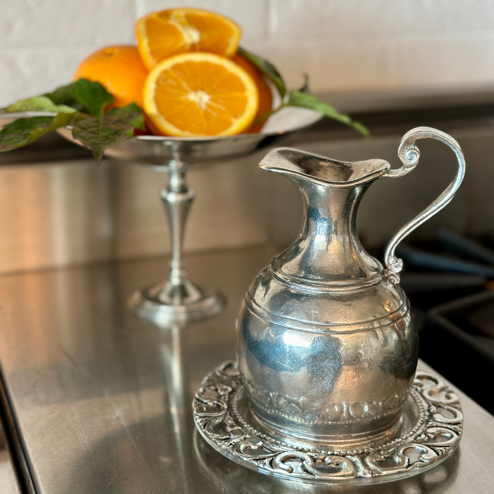 Arte Italica & Crown Linen Designs - Wholesale Pitcher - Peltro Petite Pitcher - New6