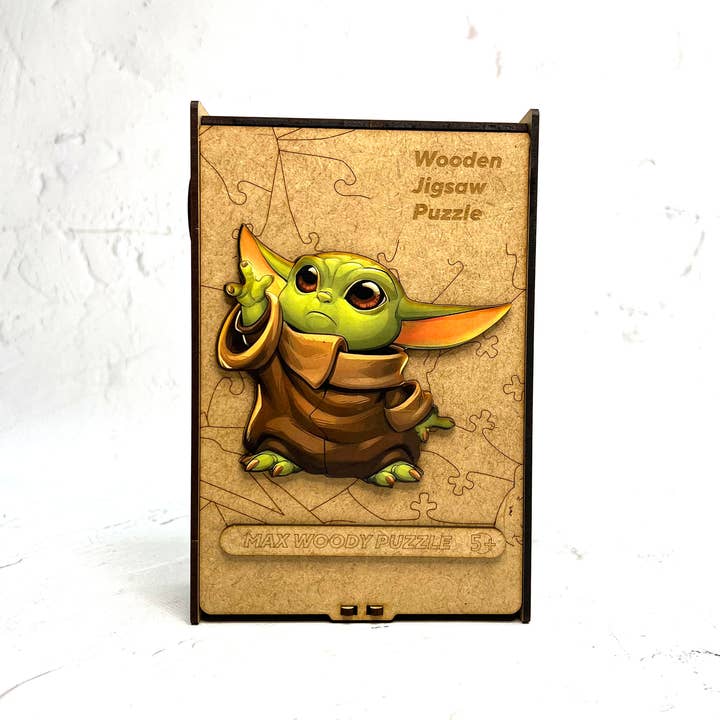Max Woody™ - Wholesale Puzzle - Kids - Wood Jigsaw Puzzle Adults & Kids Baby Yoda L Size 185 pcs3