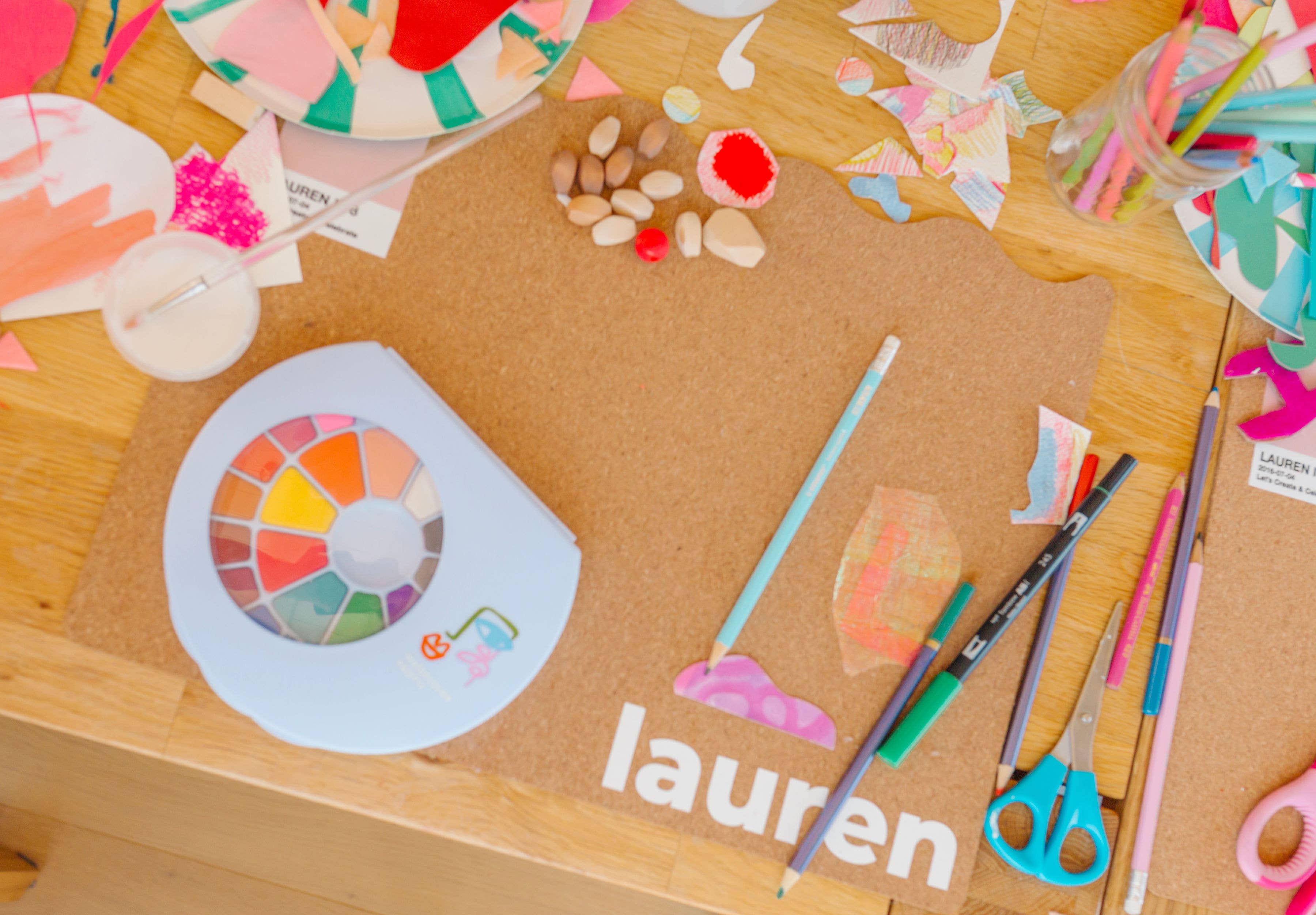 POP Party Supplies, LLC - Wholesale Party gift - 24 Color Watercolor Palettes & Brush - Art Party Collection7