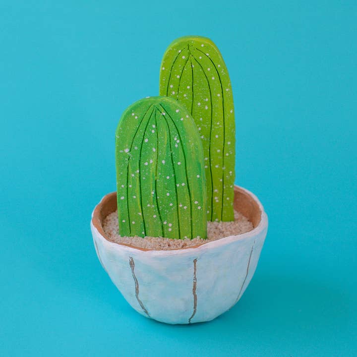 Prickly Pairs Cactus Cup for wholesale by Tangerine Art Kits