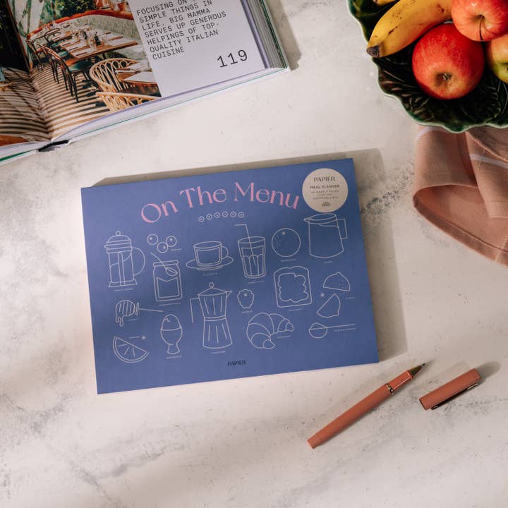 Papier - Wholesale Planner - Weekly Meal Planner & Grocery List, Undated - On the Menu 3