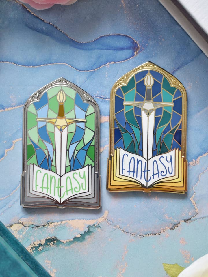 Fantasy - Windows Of Wonder Series - Enamel Pin for wholesale by Felfira Moon Designs
