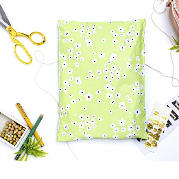 Wildflowers Designer Poly Mailers 10x13 for wholesale by Eleven Fashion